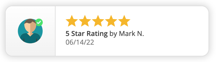 Five Star Review from 1st-party